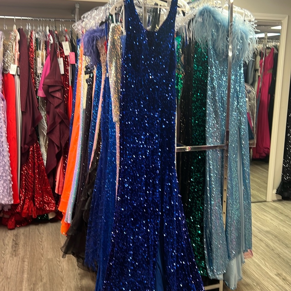 Beautiful long sequence dress